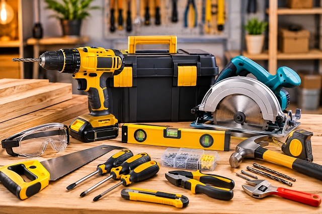 Quels outils à main faut-il avoir chez soi pour les petits travaux de bricolage